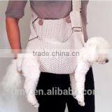 Summer Crochet Pat Dog Sling Carrier With Pockets thumbnail-4
