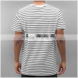 Factory Wholesale Young Tee Shirt Black Striped T Shirt thumbnail-2