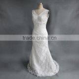 2017 China Manufacturer Customized Applique Lace Mermaid Wedding Dress thumbnail-6