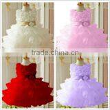 Girls Bridesmaid Dress Kids Princess Wedding Summer Party Dress thumbnail-1