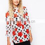Minkpink Falling Rose Oversize Shirt In Print thumbnail-1
