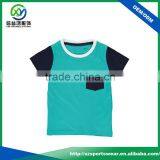 Hot Sale Classic Fit Contrast Color Children Cotton T Shirt thumbnail-3