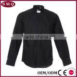 USA Hot Sale Custom Tab Collar Cotton/polyester Clergy Shirt thumbnail-3