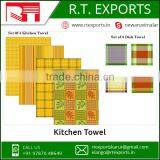 Kitchen Towels Set 100%Cotton thumbnail-1