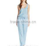 Women's Casual Sleeveless Tencel Dress Jumpsuit thumbnail-1