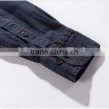 2016 Men Denim Shirts Wholesale , Men Denim Casual Shirt thumbnail-4