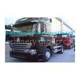 Black 420HP Unloading Heavy Duty Trucking HOWO A7 , 4X2 Truck , Wild Black thumbnail-1