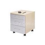 Modern particle board 3 Drawer Wood File Cabinet / Filing Cabinets