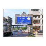 WIFI Commercial Advertising Outdoor Electronic Signage , Wall Mounted IP54 Full Color LED Sign