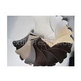 White Bonded Leather Upholstery Fabric Anti Abrasion Faux Leather Stretch Fabric