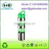 Various Size Plastic Water Bottle Fruit Infuser With Straw, BPA Free thumbnail-3