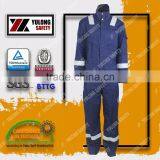 Best Factory Wholesale Black Color Oil Worker Coveralls With Three Proof Finishing for Industry thumbnail-3