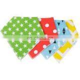 100% Organic Cotton Bandana Baby Drool Bib, thumbnail-6