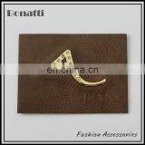 Personalized Garment pu Leather Labels or Patches With Rhinestone thumbnail-1