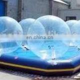 HI CE 0.8mm PVC size 2m children plastic ball pool floating water 8 pool ball