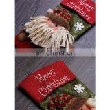 43CM Large 3D Merry Christmas Embroidery Home Decoration Christmas Stockings - Santa Claus thumbnail-3
