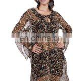 Chiffon Kaftan,Chifoon Beachwear,Printed Chiffon Kaftan thumbnail-1