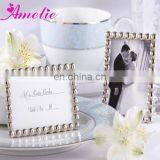 A08G33 Wholesale "Silver Pearls" Mini Photo Frame thumbnail-1