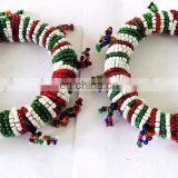 Belly Dance Bangles / Afghani Bangles / Pearl Beaded Bangles / Bohemian Jewelry / Christmas Gift / Gift for Her/ Vintage Bangles thumbnail-3