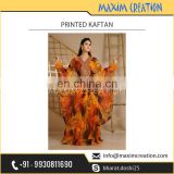 Superior Quality Vibrant Colour Printed Kaftan from Industry's Best Manufacturer