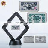 WR Colored Year 1981 USD 10 Commemorative Bullion Silver Bar With Case Metal Art Crafts for Collection thumbnail-1