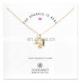 Fashion Jewelry Unicorn Pendant Charm Soft Enamel Necklace for Women/lady Sparking Gold Silver Horse Necklace thumbnail-2