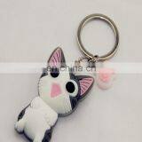 Personalized Soft Pvc Plastic Keyrings,rubber Key Holder With Custom Logo and Shape