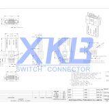 U252-05XN-5BVH11 SMD MICRO Male Usb Connector With Positioning Column thumbnail-2