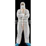 SMS Materials White Cheap High Visibility Disposable Coveralls thumbnail-3