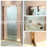 Adjustable Shower Partition Sliding 2 Panel Glass Shower Door Cabin thumbnail-1