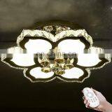 Modern Minimalist LED K9 Crystal Ceiling Lights Living Room Light Fixtures thumbnail-4