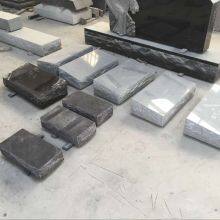 Black Granite Headstones Base Monument Cemetery Granit Stone Grey American Style India Pure Customized thumbnail-2