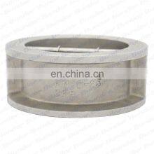 Bundor ss 316 Stainless Steel Non Return Valve 1.6Mpa Dual Plate 4 - 6 Inch 100mm Check Valve thumbnail-2