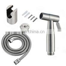 Stainless Steel Diaper Sprayer Shattaf Complete Bidet Set for Toilet