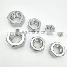 5/16 24UNF High Quality and Low Price Wholesale 304 Stainless Steel Inch Hex Nuts American System Hex Nut