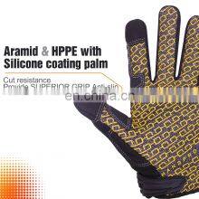 HANDLANDY Breathable Flexible Anti Slip Touch Screen Safety Working Gloves Cut Resistance Cycling Gloves Full Finger For Men thumbnail-2