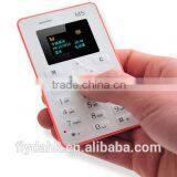 Colorful Cool Thin 4.8mm Ultra Thin M5 Mobile Pocket Card Phone Mini Gift Child Basic Mobile Phone Wholesale