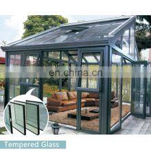 High Quality Aluminium Frame Tempered Glass Sunroom Design for Garden thumbnail-1