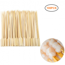 Perfect for Serving 12cm Bamboo Boat Oar Food Skewers Wooden Picks thumbnail-1