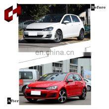 CH Car Accessories C-Class Spoiler Front Bumper Support Car Parts With Front Rear Bumper For Golf 7 to GTI thumbnail-5