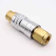 Staubli CBI03 06 09 12 16 Stainless Brass Quick Coupla Flat Face Quick Release Coupling for Water Bottle Disposable thumbnail-3