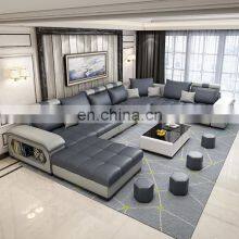 Leather Fabric Luxury Modern Designs Sectional Living Room Sofas Bed Furniture 7 Seater Sofa Set for Living Room Furniture thumbnail-5