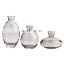 Tabletop Decoration Wholesale Nordic Home Wedding Creative Unique Mini Pot Set Decorative Bottles Flower Glass Bud Vase thumbnail-5