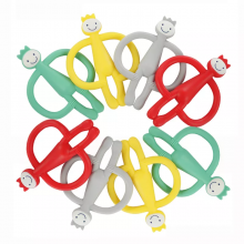 Hot Sale High Quality Silicone Baby Toys Monkey Teether Mold Making Silicone Toys Teething thumbnail-3