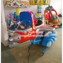 Zhongshan Tai Le Play Children's Glass Steel Indoor and Outdoor Small and Medium-sized Video Game Coin-operated Self-service Lifting Aircraft Automatic Control Screen Game Rocking Car Rocking Machine thumbnail-3