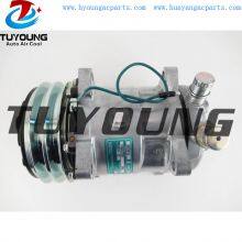 Vehicle Air Compressor SD5H14 101422 2pk 24v Sanden 508 R134A thumbnail-1