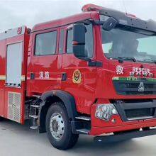 Heavy Truck HOWO 8t Water Tank Foam Fire Truck thumbnail-1