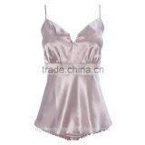 2015Sexy Women Satin Lace Sleepwear Lingerie Nightdress One-piece Pajamas thumbnail-2
