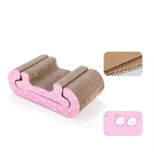 MEOW LOVE 2 Sets of Cat Corrugated Cardboard Multi-Shape Design With Catnip Combination No Scraps Can Be Customized Patterns thumbnail-3