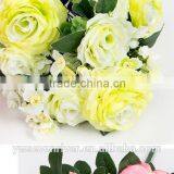 High-end European Head of Sichuan March 12 Roses Simulation Plants Plastic Artificial Flowers Yiwu Simulation Flower Wholesale m thumbnail-3